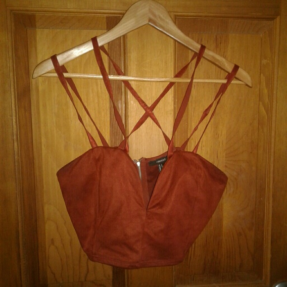 FOREVER 21 STRAPPY CROP TOP - Picture 4 of 4